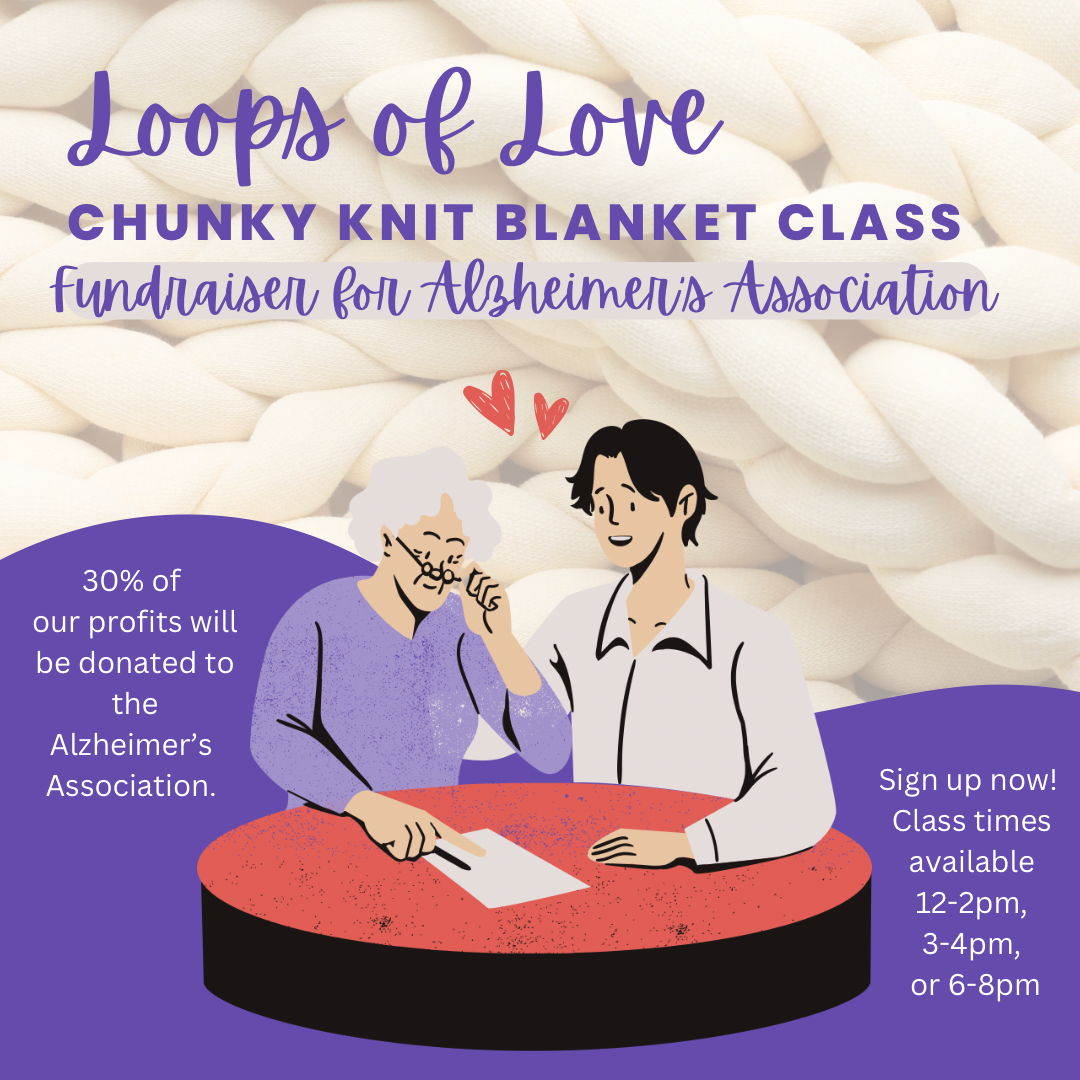 Loops of Love Chunky Knit Class JUNE 20th - select times